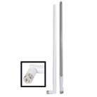 3G Wireless 15DBi RP-SMA Male Antenna(White) - 1