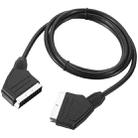 20 Pin SCART to SCART Lead Cable for DVD/HDTV/AV/TV, Cable Length: 1.5m - 2