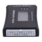Digital LCD Display PC Computer 20/24 Pin Power Supply Tester Checker Power Measuring Diagnostic Tester Tool(Black) - 4