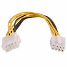 8 pin Male to 8 pin Female Power Extension Cable - 1