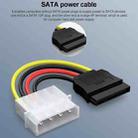 4 Pin IDE to Serial ATA SATA Power Cable Adapter (15cm), Material: Al+Mg - 5