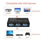 2 Port VGA Switch Box, 2 In 1 Out For LCD PC TV Monitor - HD15 (FJ-15-2C)(Black) - 5