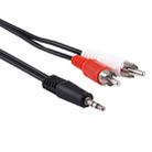 Good Quality Jack 3.5mm Stereo to RCA Male Audio Cable, Length: 1.5m - 1