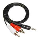 Jack 3.5mm Stereo to RCA Male Audio Cable, Length: about 2.7m - 2