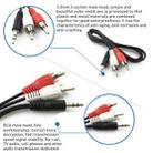 Jack 3.5mm Stereo to RCA Male Audio Cable, Length: about 2.7m - 4