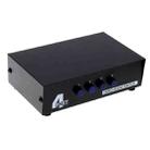 4 Port Input 1 Output Audio Video AV RCA Switch Box - 1