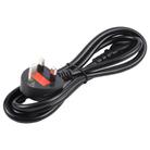 Big UK Plug Computer PC Power Cord 3 Pin Cable, Length:1.5m - 3