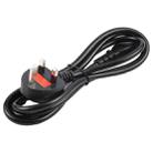 Big UK Plug Computer PC Power Cord 3 Pin Cable, Length:1.8m - 3