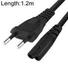 2 Prong Style EU Notebook Power Cord, Cable Length: 1.2m - 1