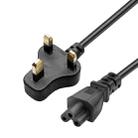 1.5m 3 Prong Style Small UK Notebook Power Cord - 1
