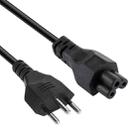 3 Prong Style Brazil Notebook AC Power Cord, Length: 1.5m ( OD5.5 ) - 1