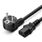 High Quality 3 Prong Style EU Notebook AC Power Cord, Length: 1.8m - 1