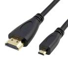 1.5m Micro HDMI to HDMI 19 Pin Cable, 1.4 Version(Black) - 1