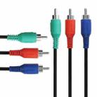 AV 3 RGB Male To 3 RGB Male Cable, Length: 1.5m - 1