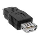 USB A Female to Micro USB 5 Pin Male OTG Adapter - 1