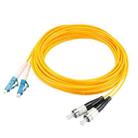 LC-FC Dual-Core Single Mode Fiber Optic Jumper,Length: 3m - 1