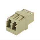 LC-LC Multimode Duplex Fiber Flange / Connector / Adapter / Lotus Root Device(Grey) - 3
