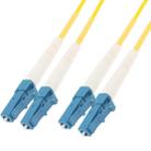 LC-LC Dual-Core Single Mode Fiber Optic Jumper,Length: 3m - 1