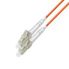 LC-LC Single-Core Multi Mode Fiber Optic Jumper,Length: 3m - 1