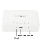 EDUP EP-9507N Portable 150Mbps Wireless 802.11N Router, Support 3G / AP / Repeater, Built-in 5000mAh Battery(White) - 4