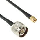 N Male to RP-SMA Converter Cable, Length: 100cm(Black) - 3