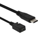 USB-C / Type-C 3.0 Male to Micro USB Female Cable Adapter, Length: 29cm - 3