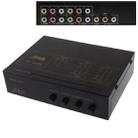 4-Way Video & Audio AMP Splitter with Switch, 4 Inputs, 1 Output (JM-VA401) - 1