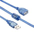 High Speed Transmission USB 2.0 AM to AF Extension Cable, Length: 10m - 1