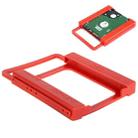 2.5 inch to 3.5 inch SSD HDD Notebook Hard Disk Drive Mounting Bracket Adapter Holder Hot Search(Red) - 1