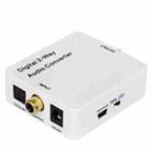 HDV-2CT Mini Digital 2-way Audio Converter, Coaxial to Toslink or Toslink to Coaxial - 1