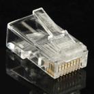 100 PCS High-Performance RJ45 Connector Modular Plug, Gold: 3u 3 Feet - 1