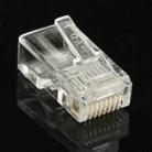 100 PCS RJ45 Connector Modular Plug, Gold: 3u - 1