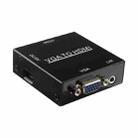 HD 1080P HDMI Mini VGA to HDMI Scaler Box Audio Video Digital Converter Adapter for PC / HDTV - 1