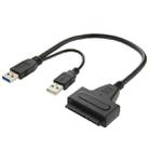 USB 2.0 / USB 3.0 To SATA Cable with 2.5 inch HDD Protection Box, Support up to 4TB Speed - 1