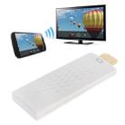 Wireless HDMI Miracast DLNA Display Dongle, CPU: ARM Cortex A9 Single Core 1.2GHz, Support WIFI + HDMI(White) - 1