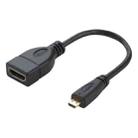 17cm Micro HDMI Male to HDMI Female Adapter Cable - 1
