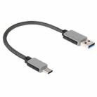 USB-C / Type-C 3.1 Male to USB 3.0 Male Cable, Length: 15cm - 1