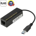 USB 3.0 10/100/1000Mbps Ethernet Adapter for Laptops(Black) - 1