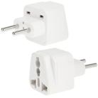 EU Plug Adapter Power Socket Travel Converter(White) - 1