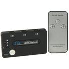 Mini 3x1 HD 1080P HDMI V1.3 Selector with Remote Control for HDTV / STB/ DVD / Projector / DVR - 1