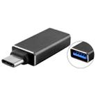 USB 3.0 to USB-C / Type-C 3.1 Converter Adapter For MacBook 12 inch, Chromebook Pixel 2015(Black) - 1