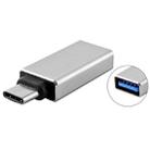 USB 3.0 to USB-C / Type-C 3.1 Converter Adapter(Silver) - 1