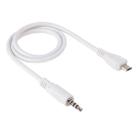 3.5mm Male to Micro USB Male Audio AUX Cable, Length: about 50cm - 1