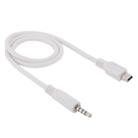 3.5mm Male to Mini USB Male Audio AUX Cable, Length: about 50cm - 1