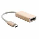 USB-C / Type-C 3.1 to Display Adapter Cable for MacBook 12 inch, Chromebook Pixel 2015, Nokia N1 Tablet PC, Length: About 10cm(Gold) - 1