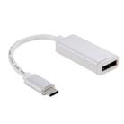 10cm USB-C / Type-C 3.1 to Display Adapter Cable, For MacBook 12 inch, Chromebook Pixel 2015, Nokia N1 Tablet PC(Silver) - 1
