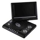 7.5 inch TFT LCD Screen Portable DVD with TV Player, Support SD / MMC Card / Game Function / USB Port(Black) - 3