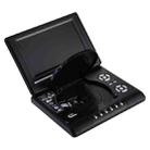 7.5 inch TFT LCD Screen Portable DVD with TV Player, Support SD / MMC Card / Game Function / USB Port(Black) - 5