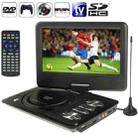 9.0 inch TFT LCD Screen Digital Multimedia Portable EVD / DVD with Card Reader & USB Ports, Support Analog TV (PAL / NTSC / SECAM) & Game Function, 270 Degree Rotation, Support SD / MS / MMC Card, Black(Black) - 1