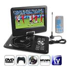 9.5 inch TFT LCD Screen Digital Multimedia Portable DVD with Card Reader & USB Port, Support TV (PAL / NTSC / SECAM) & Game Function, 180 Degree Rotation, Support SD / MS / MMC Card(Black) - 1